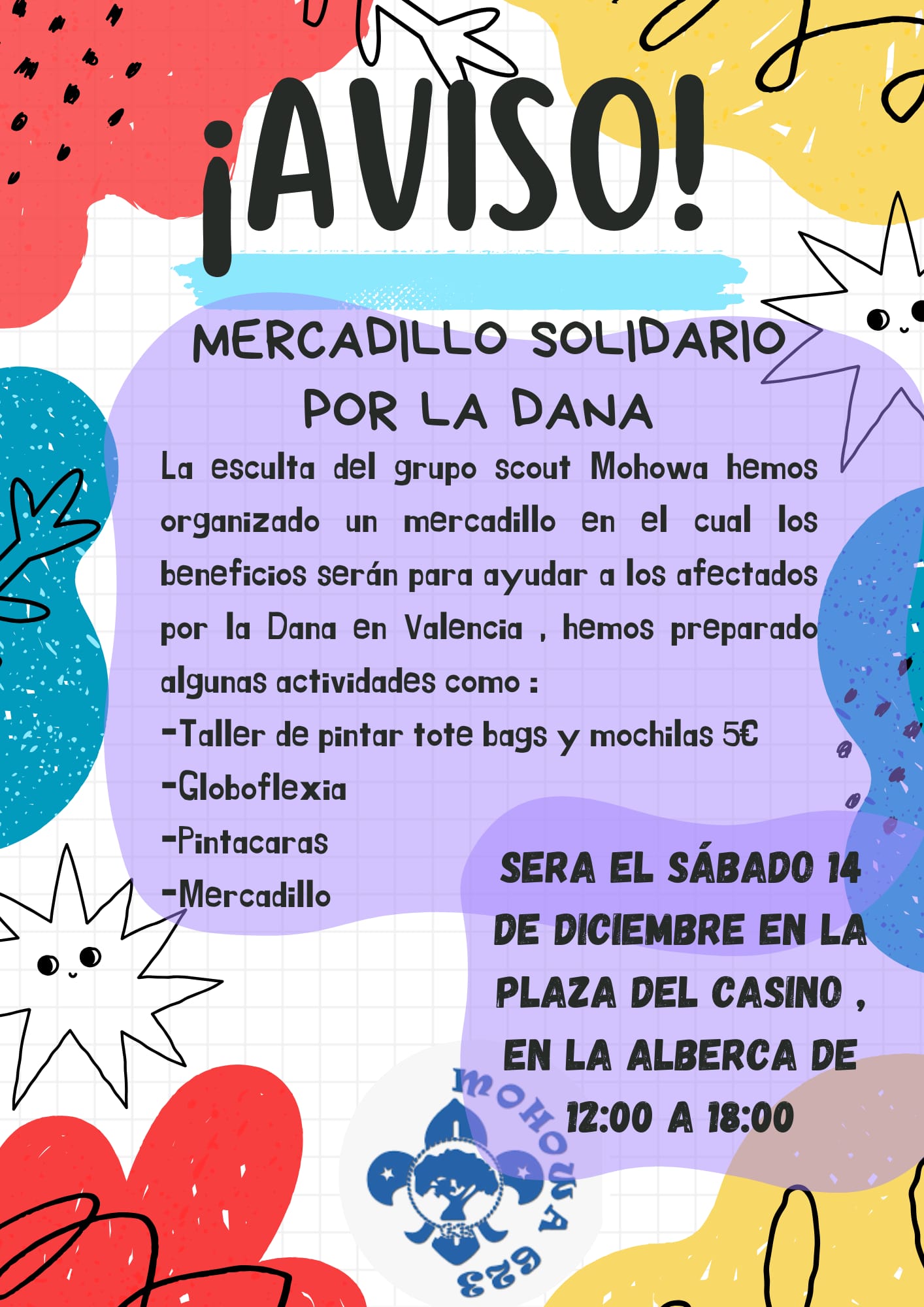 Mercadillo Solidario con la Dana